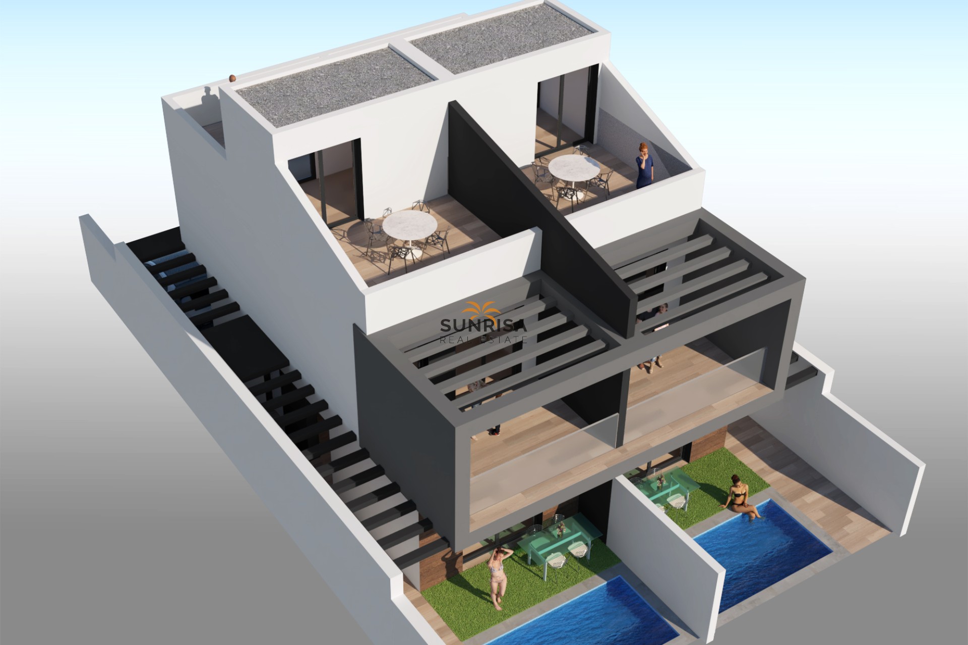 Obra nueva - Semi-detached - San Javier