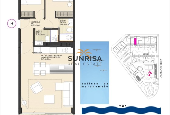 Appartement · Herverkoop - La Manga del Mar Menor · La Manga · Murcia · Spanje
